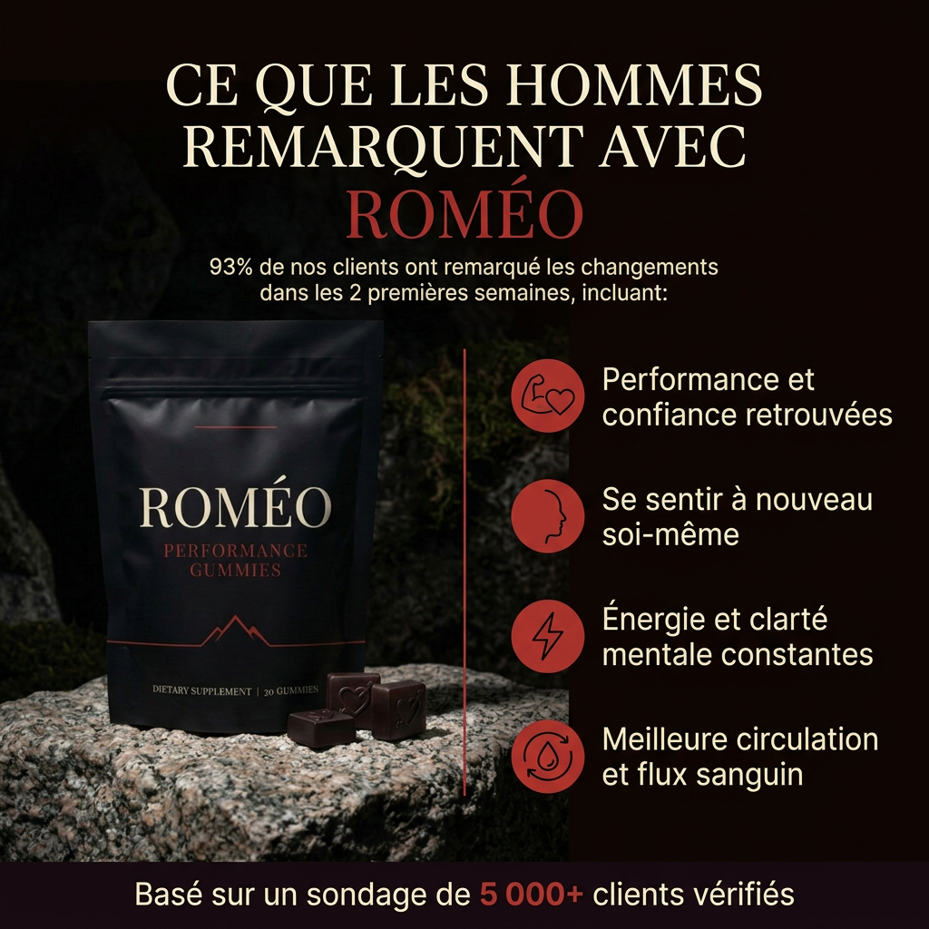 Roméo Performance Gummies 6 en 1