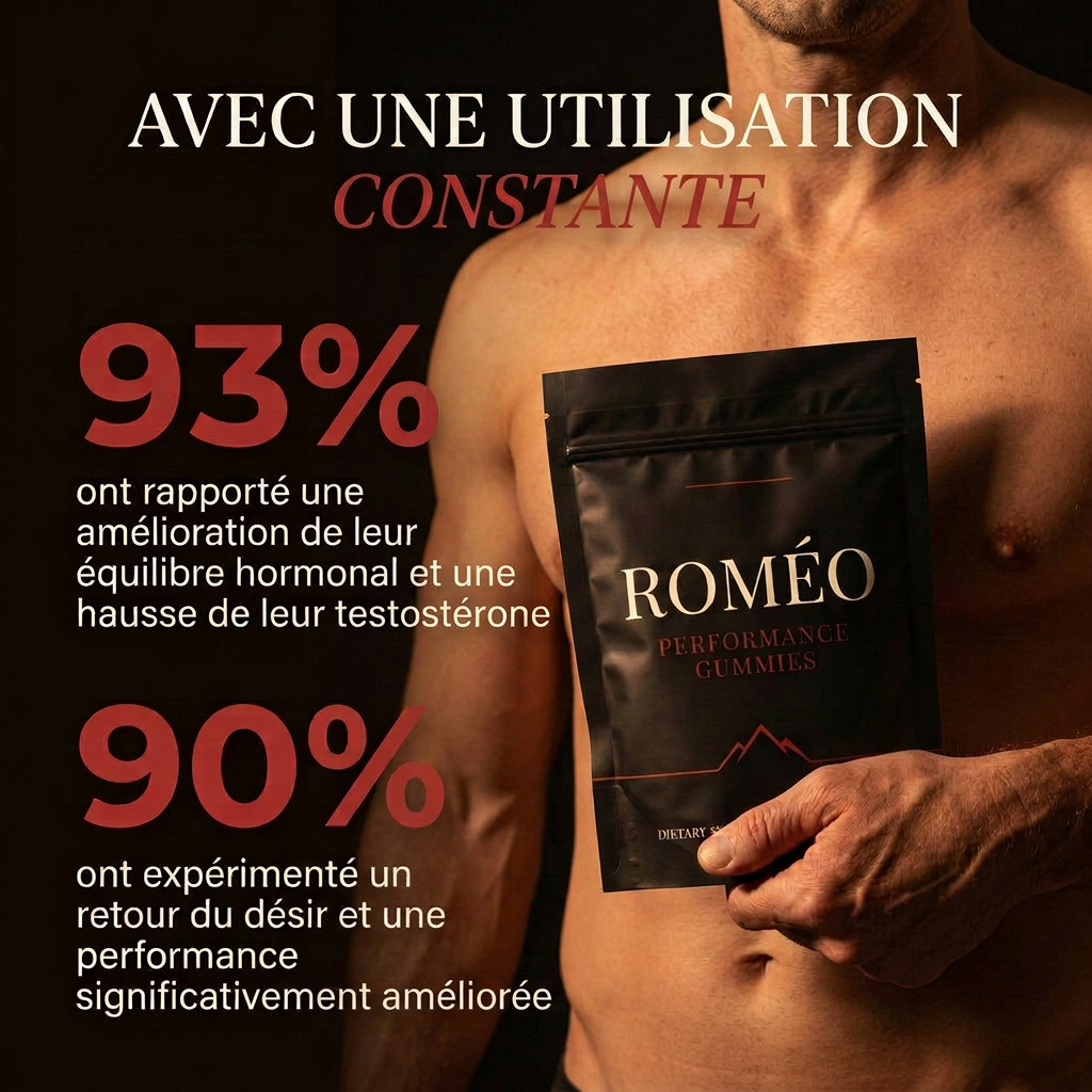 Roméo Performance Gummies 6 en 1